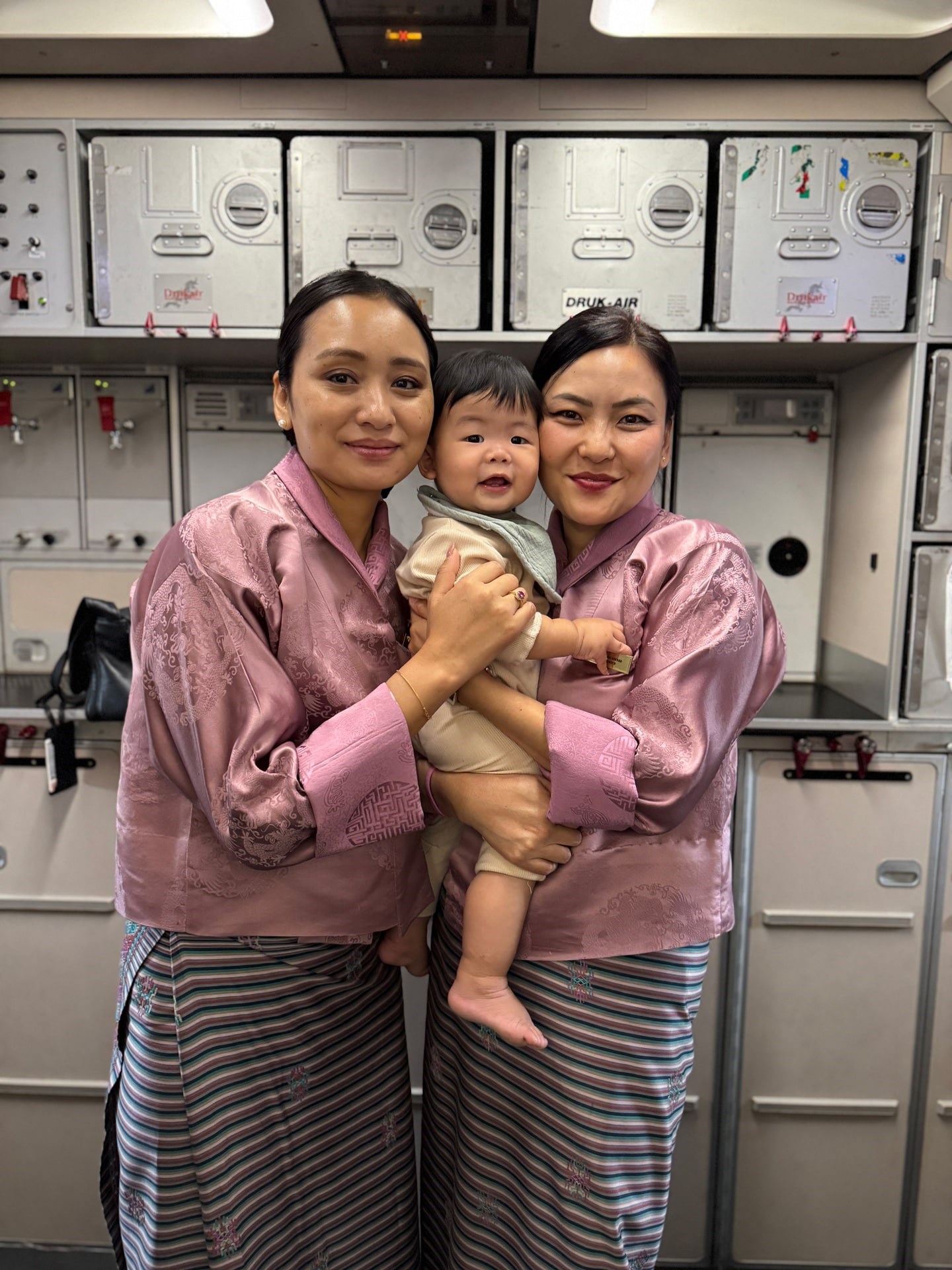 Joon and Drukair cabin crew